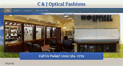 Desktop Screenshot of candjoptical.com